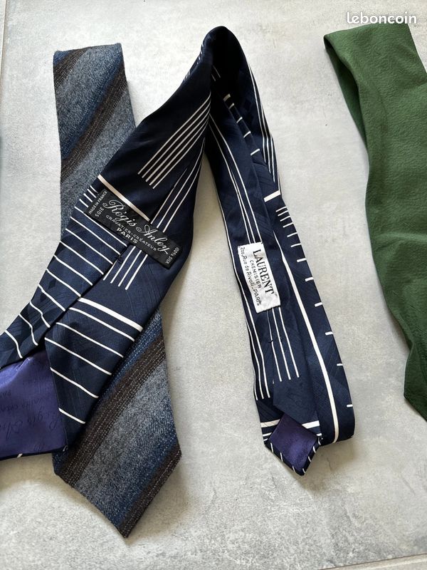 Cravate Vintage En Soie - Marque Soie - Multicolore - Taille Unique Homme