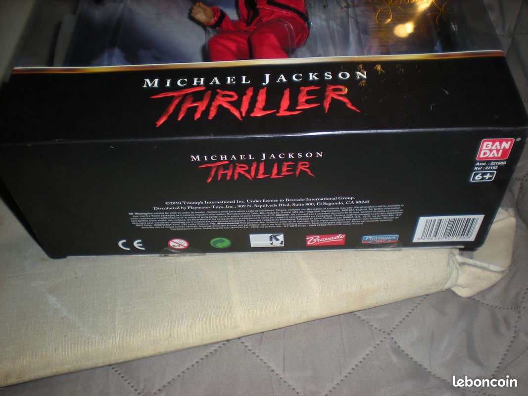 Figurine Michael Jackson Thriller Par Playmates, édition Collector 2010 - Occasion