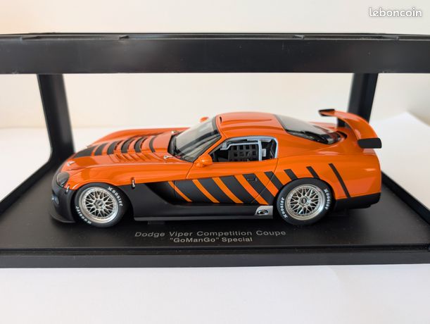 AutoArt 60420 – Dodge Viper Competition Coupe 2004 – Rouge – 1/43 – Métal Blanc