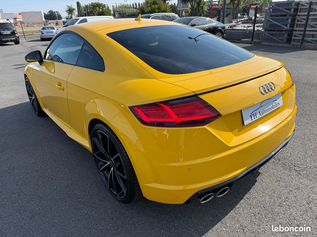 AUDI TTS III COUPE 2.0 TFSI 310 QUATTRO S TRONIC / Jaune VEGAS / Keyless / sieges cuir-Alcantara sport chauffants / régul vitesse / radar de recul / état incroyable (image 3)