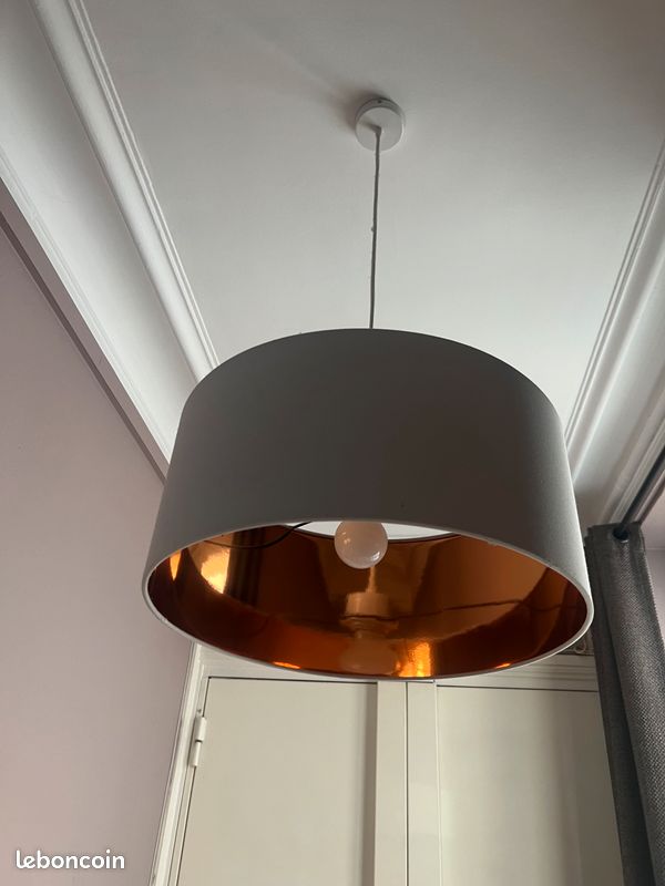 Suspension Blanc et Bronze MADE (image 1)