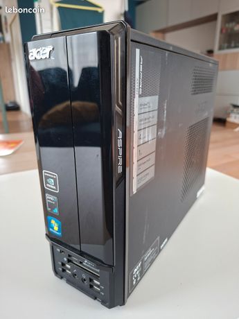 PC De Bureau Acer Aspire AX1301 – AMD 2.7GHz, 4Go RAM, 500Go HDD – Occasion