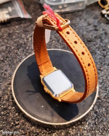 Petite montre vintage en acier inoxydable à quartz pour femme cuivré et