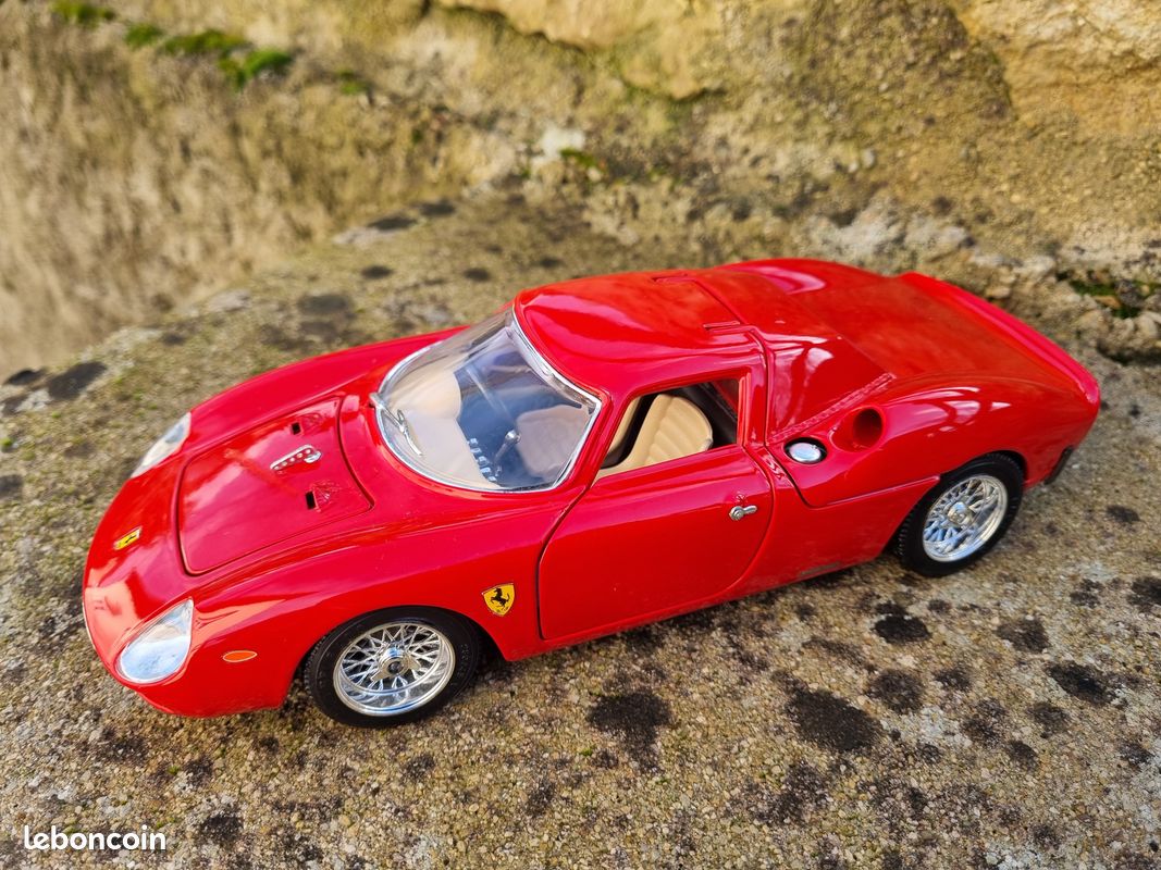 Ferrari DROGO 1970 SMS 1/18 - Miniature Résine Rouge + Boîte Vitrine - Occasion