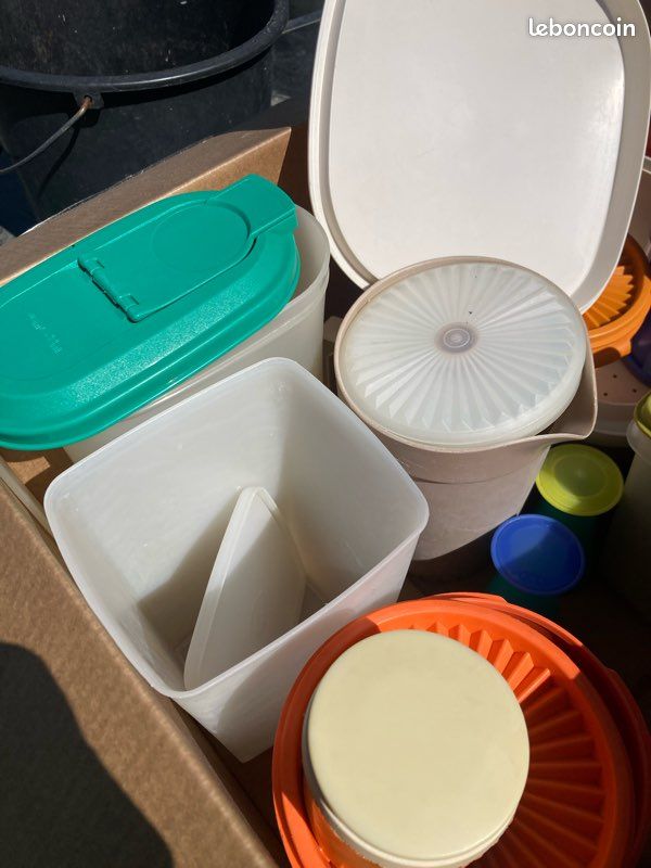 Lot 4 Bols plastique vintage Design 70’s Cantine Réfectoire