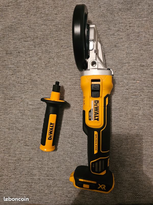 Meuleuse tête plate DeWALT DCG405F 18V XR - NEUVE (Machine nue) (image 3)