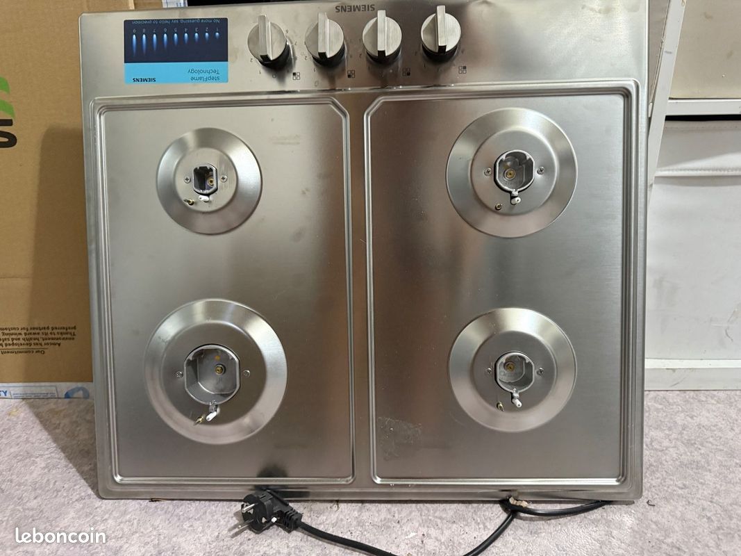 Plaque de cuisson encastrable gaz Siemens ECA5PI90N (image 3)