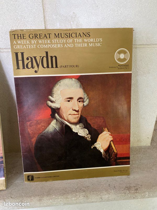 Lot vinyle, Beethoven, Haydn, JS BACH (image 4)
