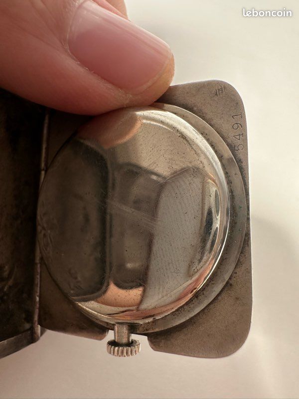 Montre de voyage en Argent massif 1930 (image 11)