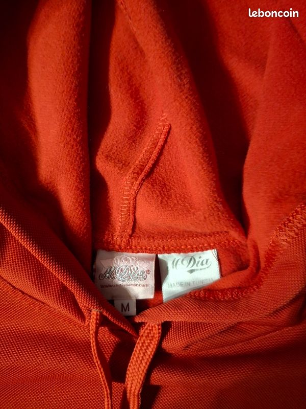 Sweat à Capuche Femme Affliction - Rouge Tie-dye - Taille M - Strass - Vintage 2000's