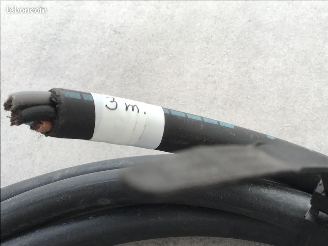 Câble 1000 RO2V 5G 6 carré. Longueur 3 mètres (image 2)