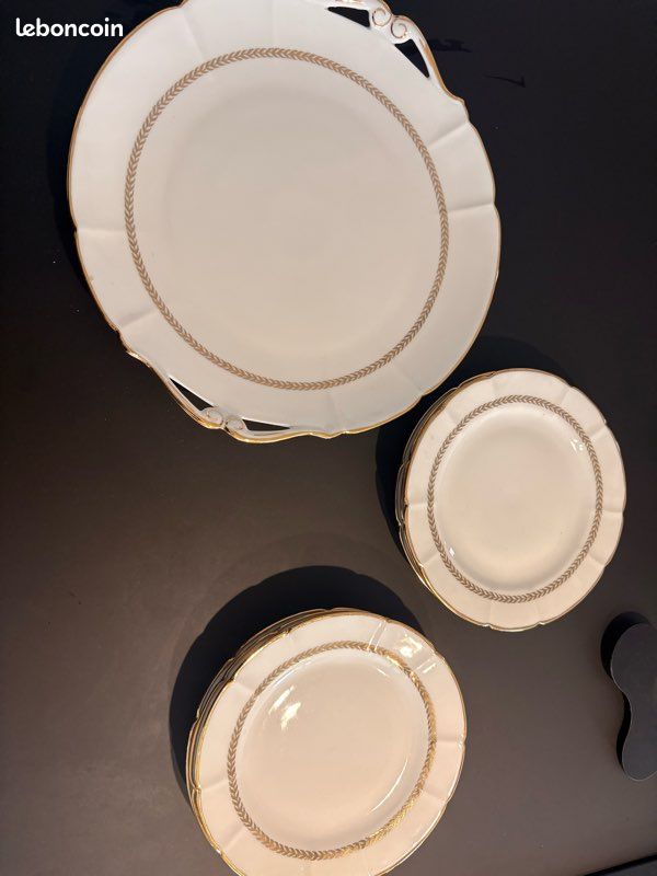 Assiette porcelaine chartres sur cher limoges (image 1)