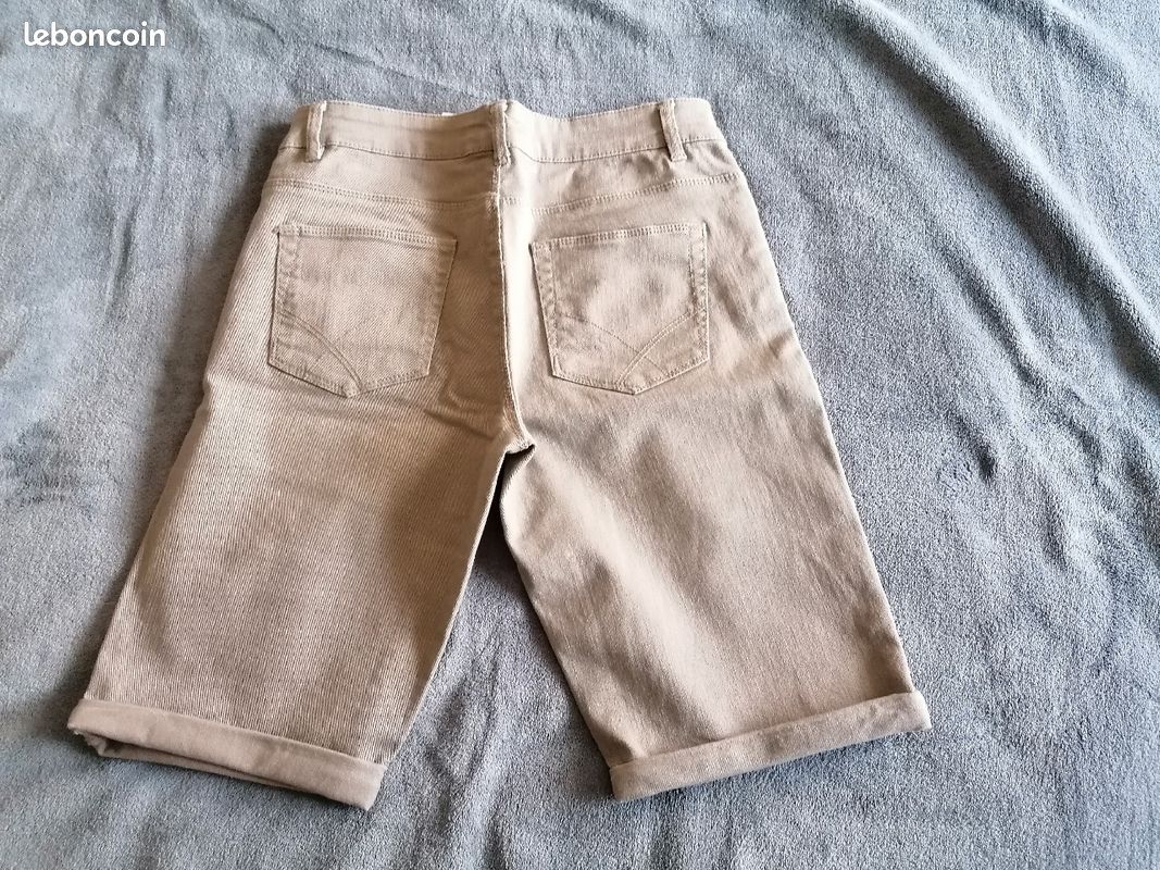 Short taupe Camaieu, taille 36 (image 2)
