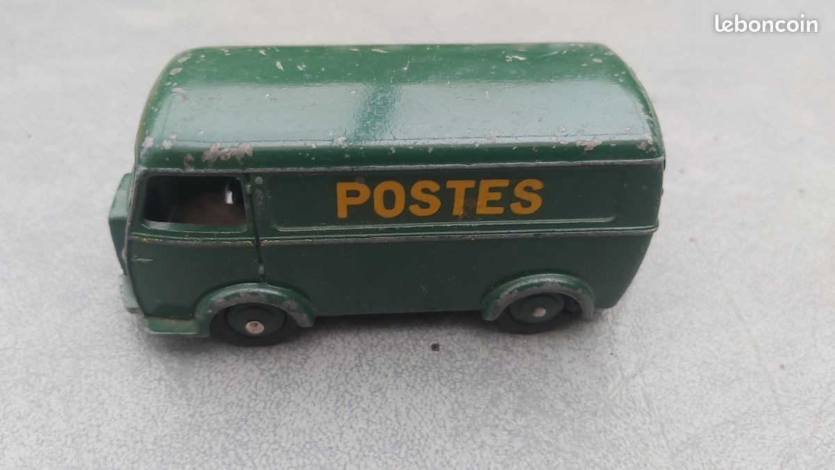 ANCIEN DINKY TOYS FOURGON POSTAL PEUGEOT D.3.A. RÉF : 25BV No Solido