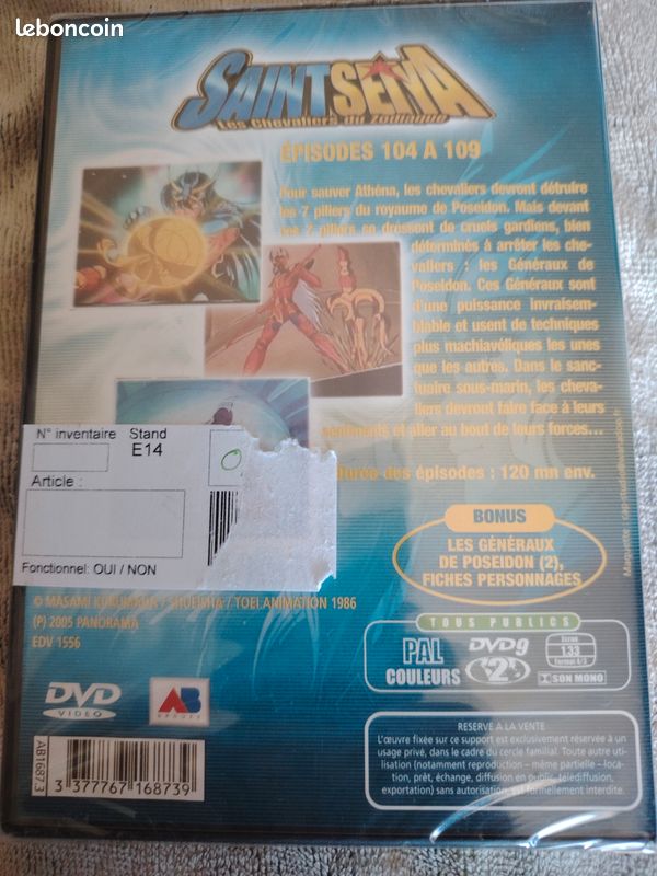 Dvd saint seiya n 18 blister (image 2)