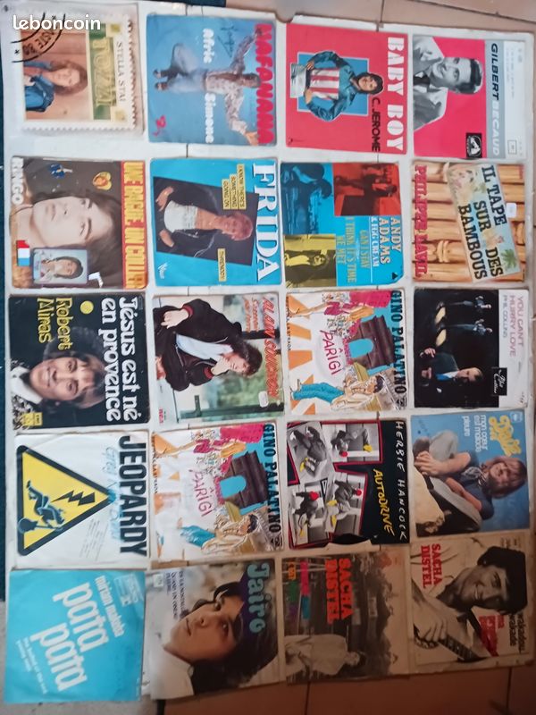 Gros lot vinyles 45 tours année 60-70-80 (image 7)