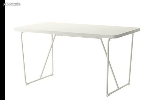 Table blanche Ikea Backaryd bureau (image 1)