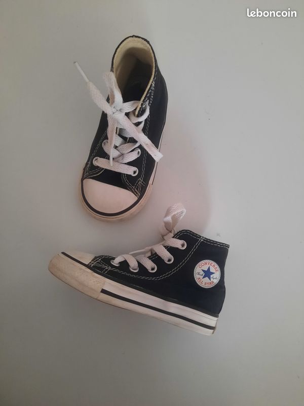 converse garcon taille 22