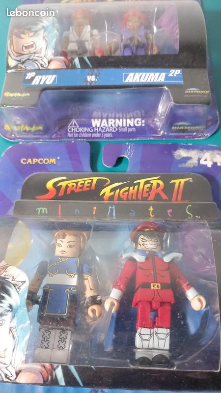 Lot de 2 blister Street Fighter 2 - Capcom - Minimates (image 1)