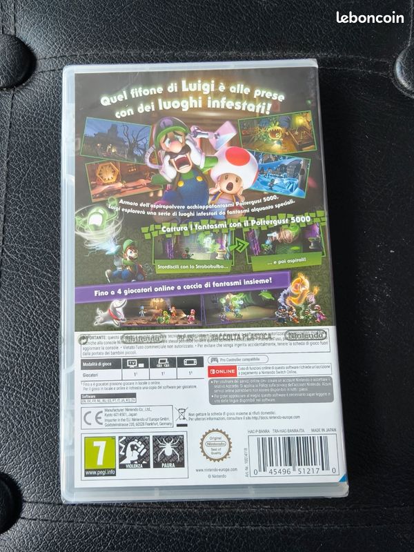 Jeu switch luigi's Mansion 2 HD "sous blister" (image 2)