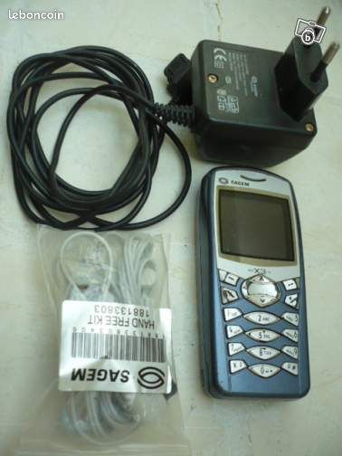 Téléphone X3-2, Chargeur et kit main libre SAGEM (image 1)
