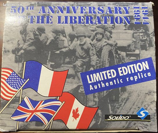 Miniature Solido Half-Track 1/50 - 50ème Anniversaire De La Libération 1944-1994 (occasion)