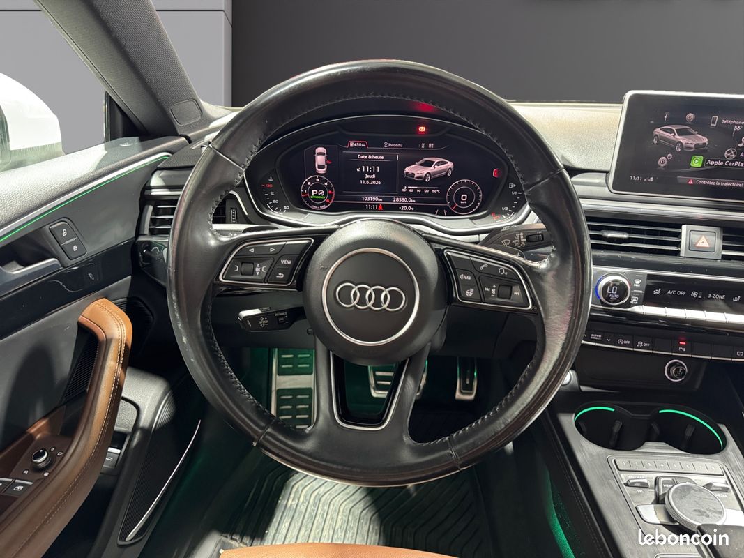 AUDI A5 SPORTBACK 3.0 TDI 218 QUATTRO S TRONIC 218Ch Garantie 12 mois (image 13)