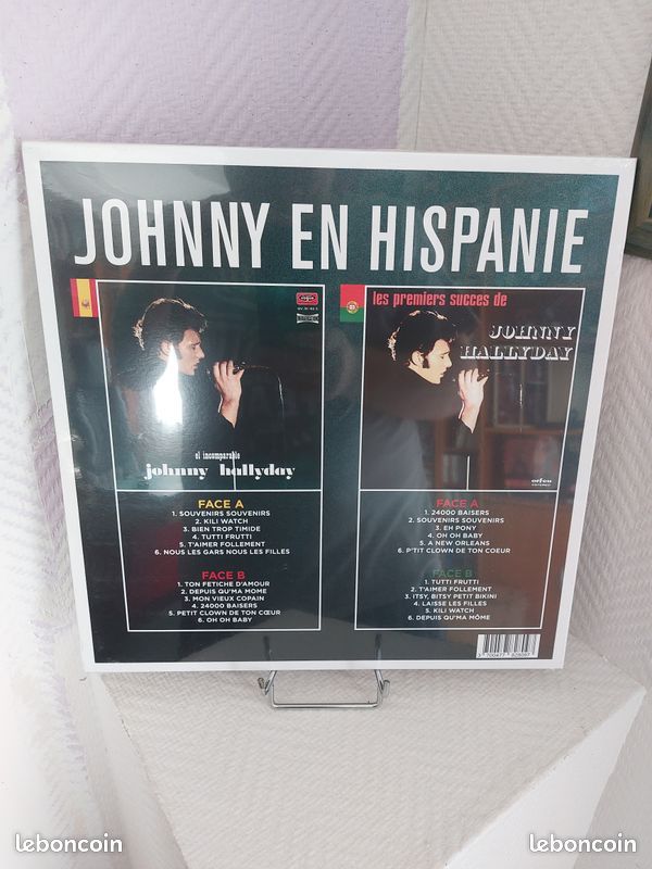 Coffret vinyle johnny hallyday - johnny en hispanie (image 2)
