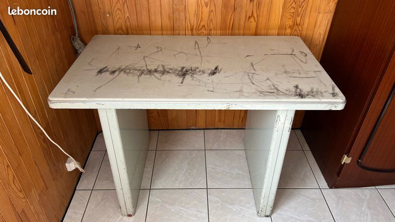 Table bureau / meuble ancien (image 5)
