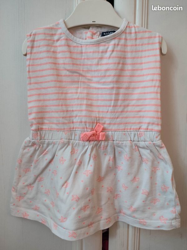 Lot vêtements été bébé fille 12 mois (Petit Bateau, Sergent Major, Absorba, Cyrillus, Du Pareil Au Même....) (image 7)