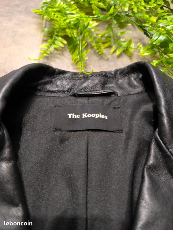 Veste perfecto cuir The Kooples XS (image 4)