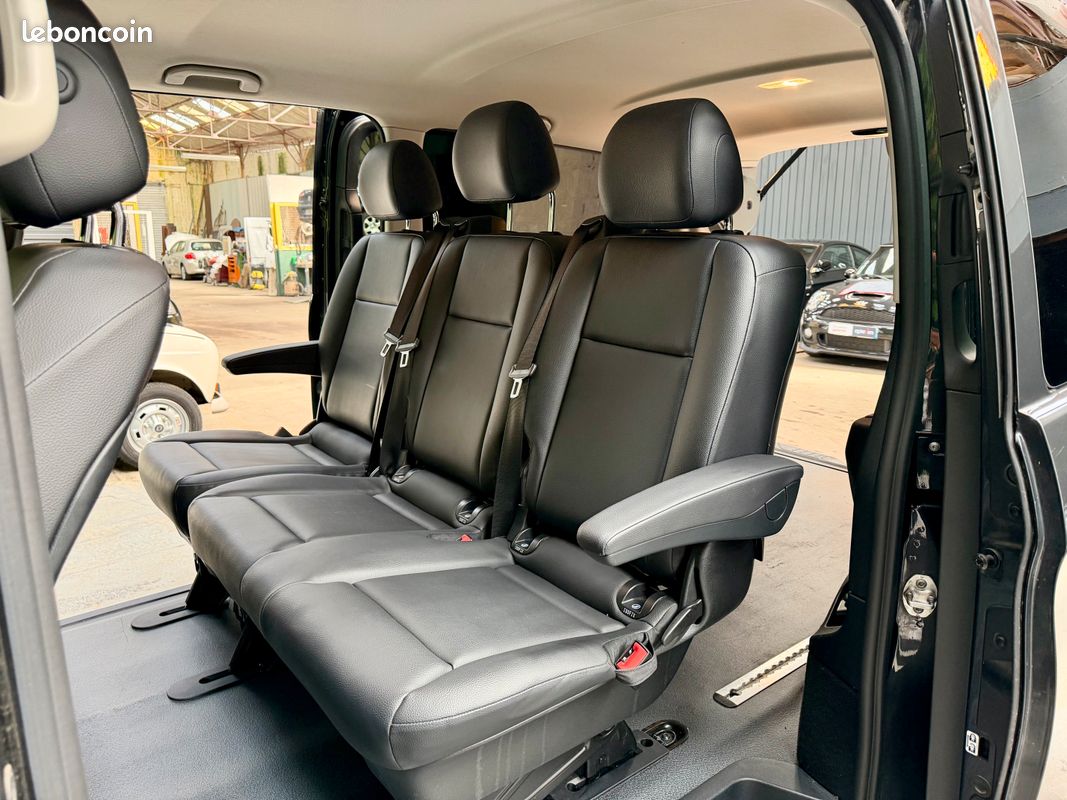 Mercedes Vito 119 CDI Mixto Extra long 5 PLACES ADAPTÉ PMR, | TVA RÉCUPÉRABLE | 1 ÈRE MAIN | SIÈGE CHAUFFANT / CUIR | CAMÉRA DE RECUL | HAYON ÉLECTRIQUE | APPLE CAR PLAY | KEY LESS | (image 9)