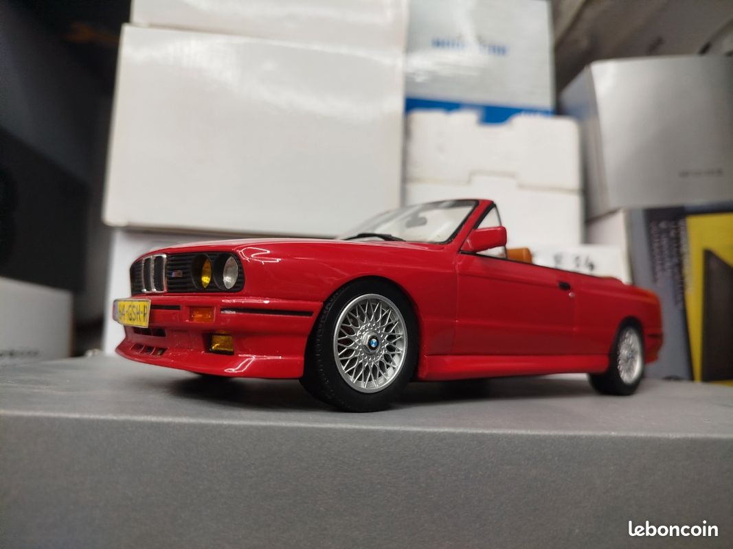Bmw m3 e30 cabriolet otto 1/18 (image 3)