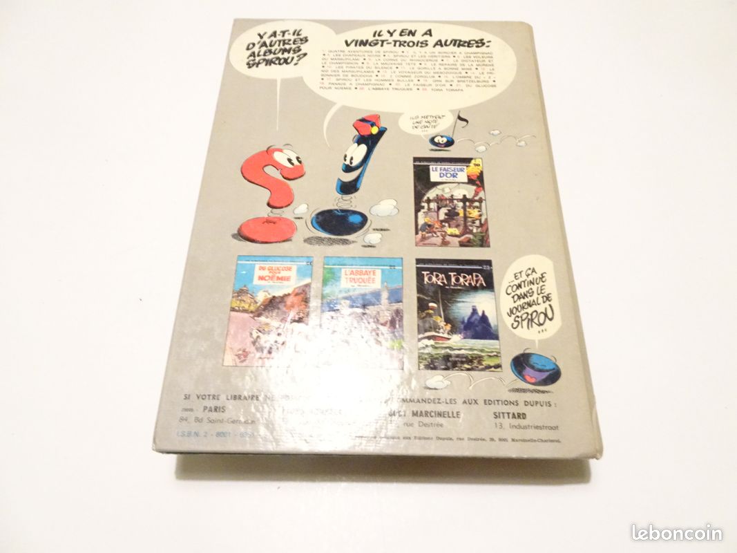 Bd : spirou et fantasio 24 : tembo tabou . Eo (image 2)