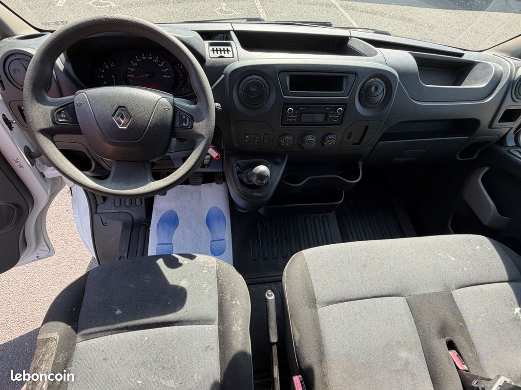 Renault MASTER RENAULT MASTER 2.3 DCI 145CV (PLATEAU 4.50 X 2.15) 2 RIDELLES LATERALES (image 9)