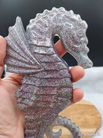 Hippocampe en résine Décoration