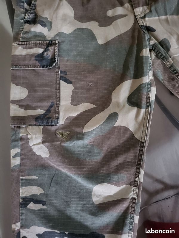 Pantalon Cargo Obey Camouflage Ripstop W33 - Loose Fit (image 6)