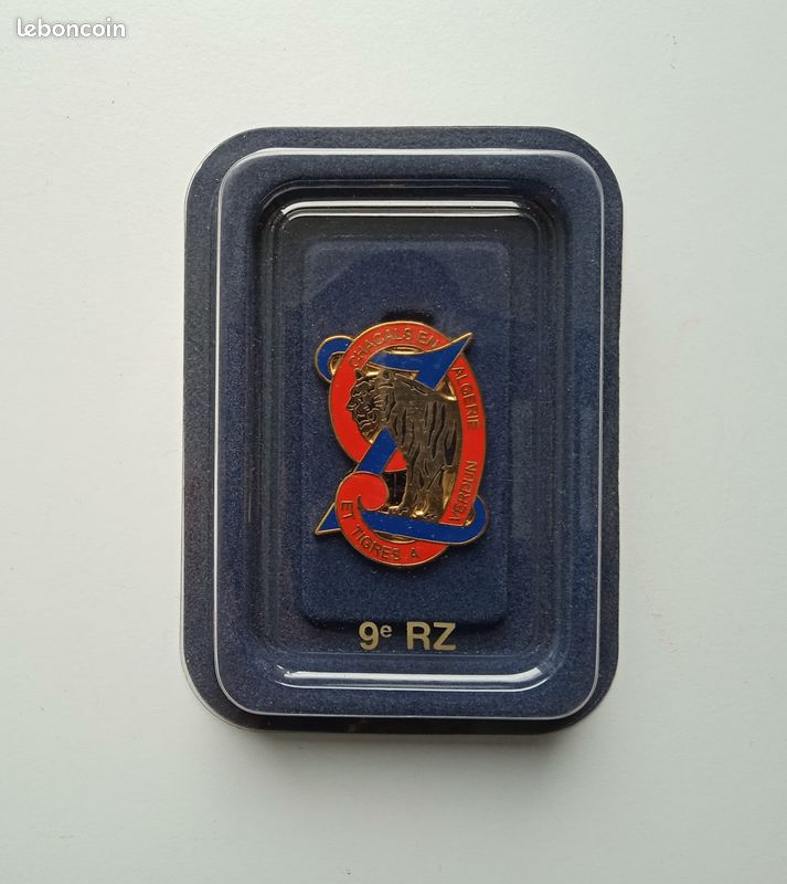 Insigne militaire collection Atlas "9ème RZ" (image 1)