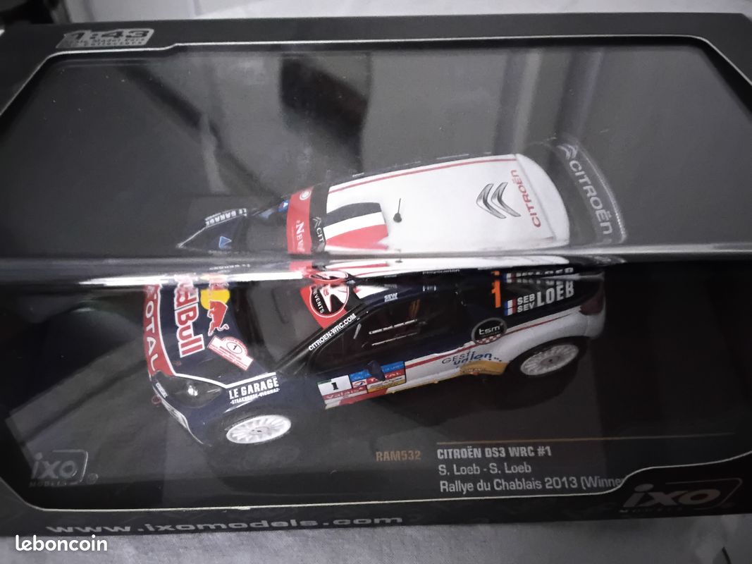 Modèle Réduit Citroën C2 S1600 WRC N°1 Rallye Du Var 2008 Loeb - IXO 1/43, Occasion