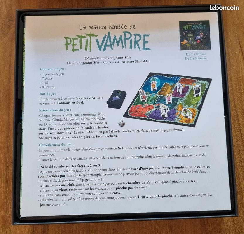 Jeu "La maison hantée de petit vampire" (image 3)