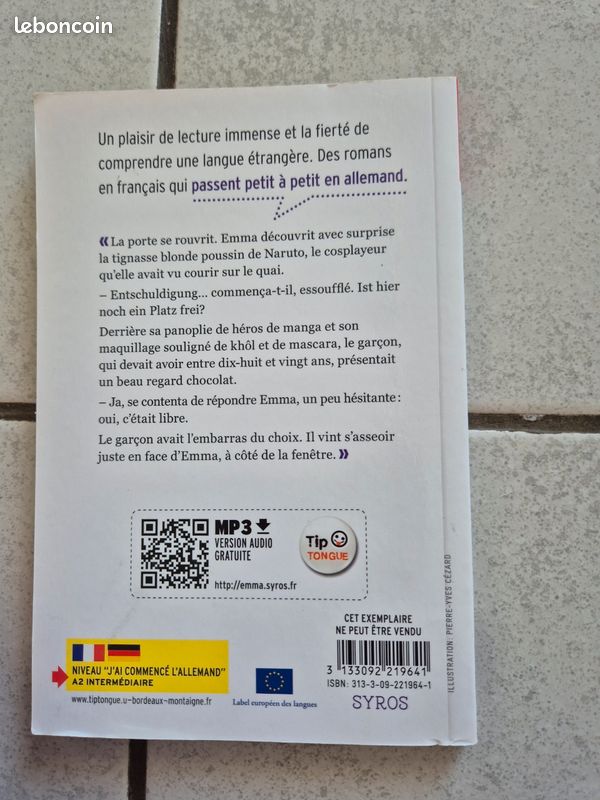 Roman bilingue en allemand et français Emma et la Japanische Mangaka (image 3)