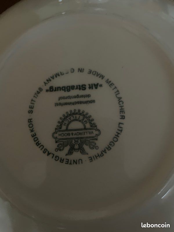 2 assiettes Villeroy & boch alt Strasbourg 17 cm (image 3)