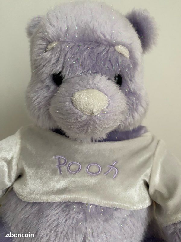 Winnie l'ourson disney store pooh violet brillant 20 cm (image 2)
