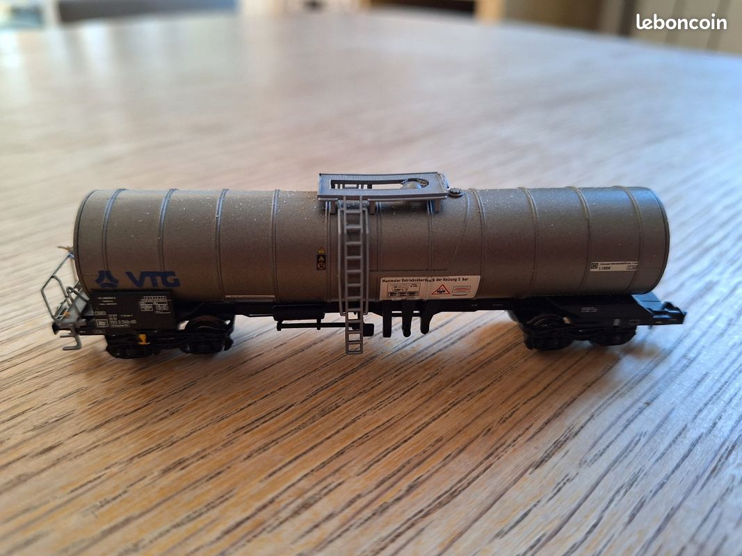 Wagon Citerne Minitrix N 1/160 - Modèle 13677 DB 216-4 - Occasion - Pour Réseau De Train Miniature