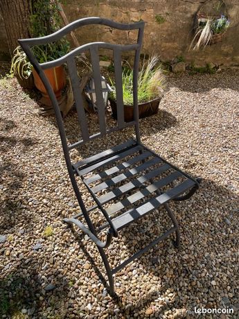 Chaise en fer forgé - Alice | Chaise fer forgé | Fer et Pierre