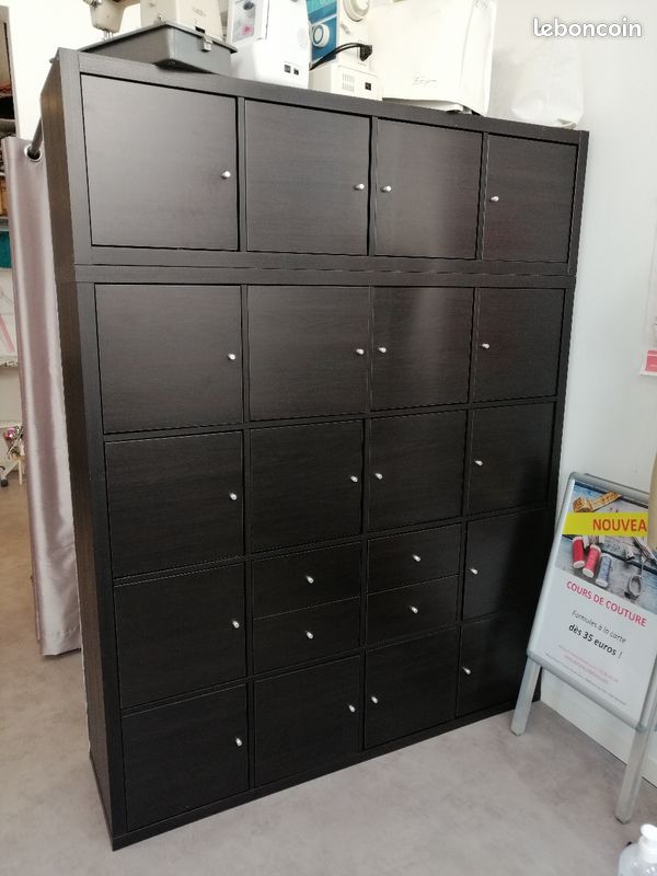 Grande Étagères kallax ikea Brun foncé 189*147*40 (image 1)