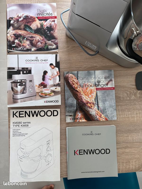Batteur électrique Kenwood Cooking Chef KM080 - Argent (image 7)