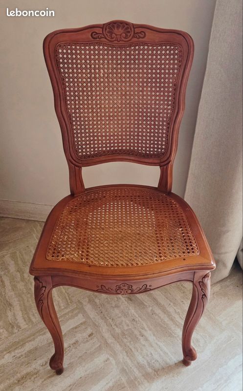 Chaise cannée style Régence (image 1)