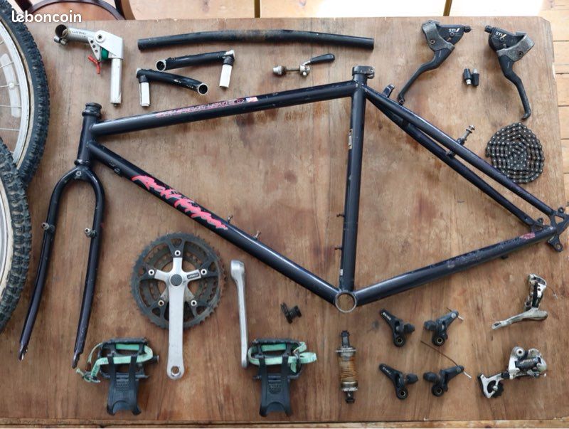 Pédalier BMX KHE noir + plateau BIKELIFE tiktok 33T