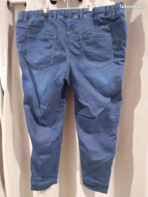 Pantalon jean bleu T50 BON PRIX COLLECTION sélection prémium + zip bas pantalon (image 2)
